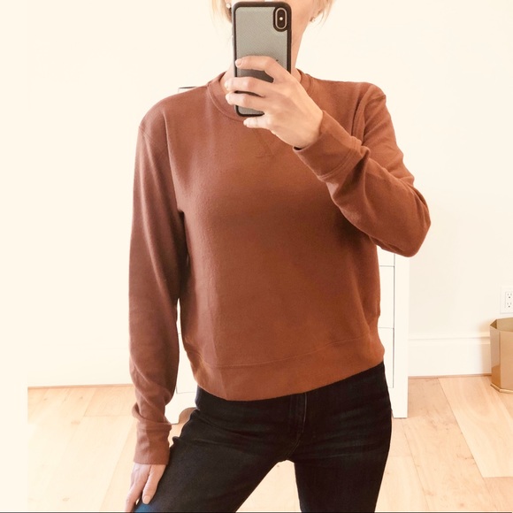 Hazelnut Brown Hacci Crewneck Sweatshirt - Picture 2 of 7